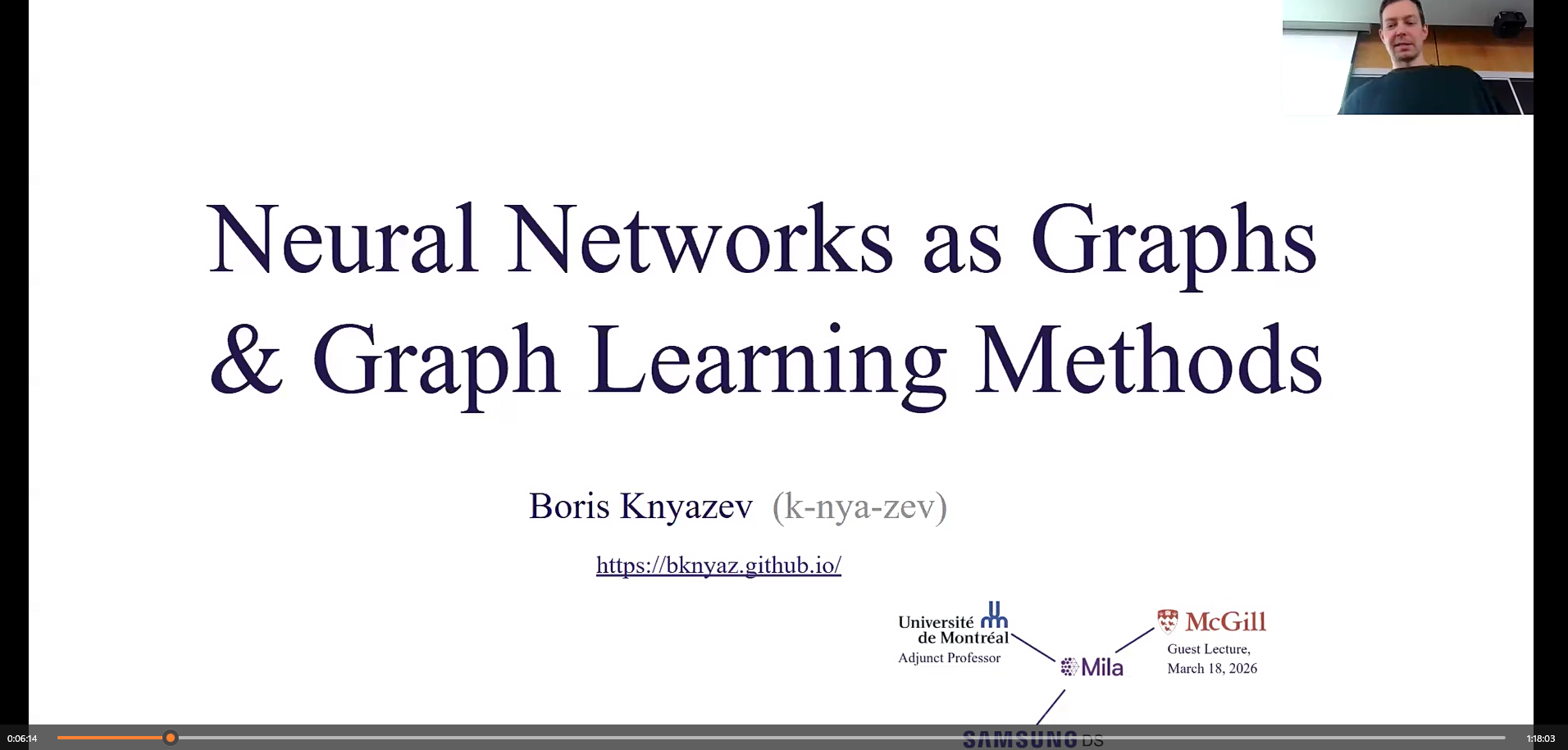 ICLR 2025 Workshop talk